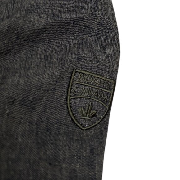 ROOTS Forest Green Light Windbreaker Designer Jacket Mens Medium - Picture 7 of 7